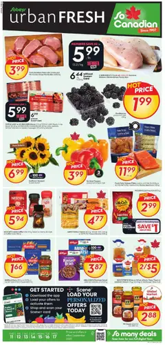 Preview of leaflet Weekly Flyer - Urban Fresh from shop Sobeys is valid from Sep 11, 2025