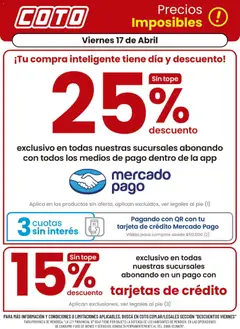 Vista previa del folleto de la tienda Coto válido desde el 17/04/2026 