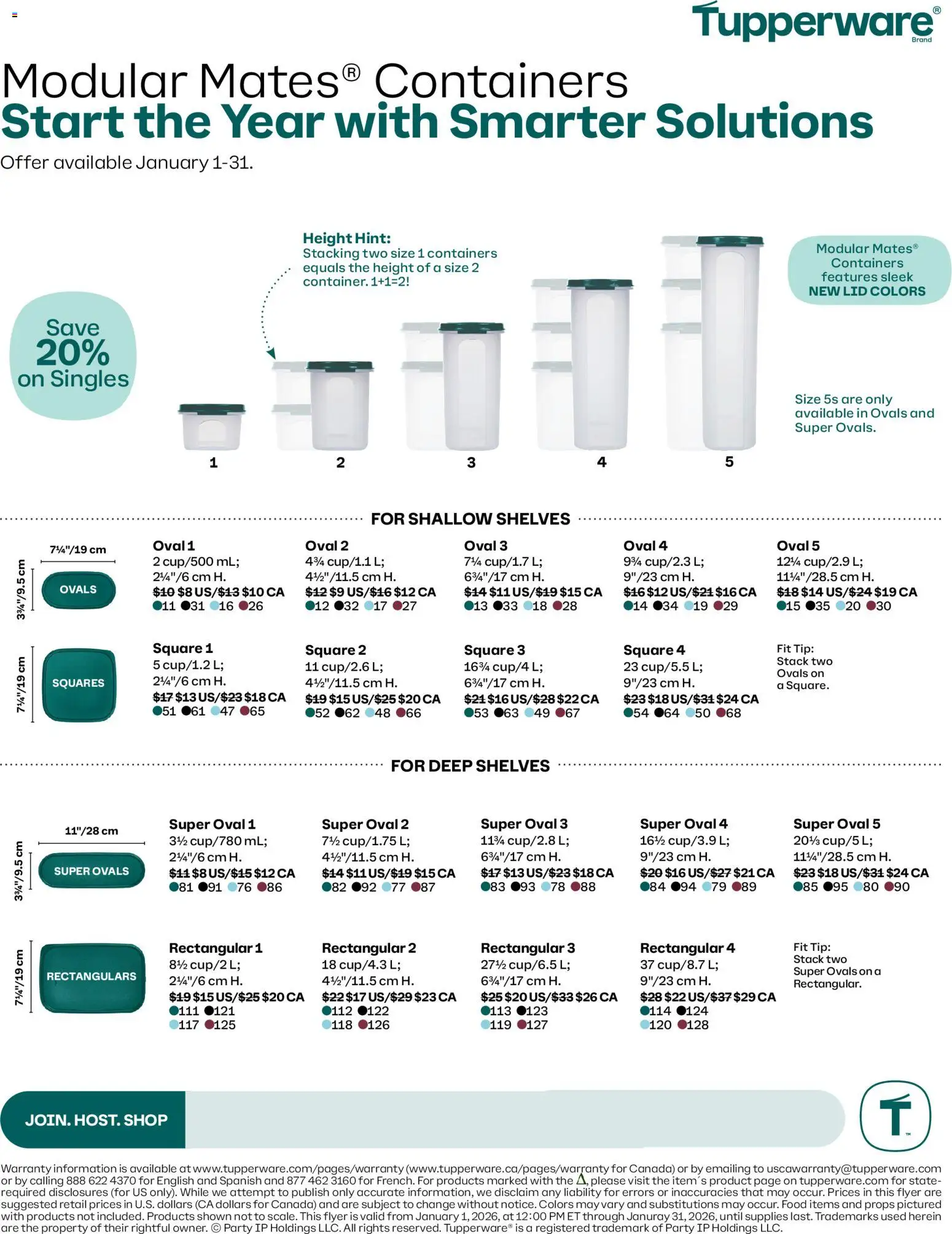 Preview of leaflet Weekly flyer from shop Tupperware is valid from Jan 01, 2026