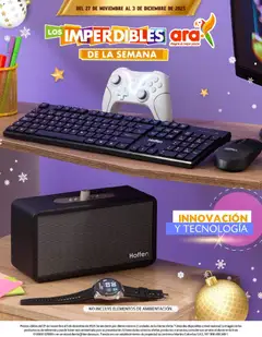  Vista previa del prospecto Imperdibles ara de la semana del almacen Ara válida del 27/11/2025 al 03/12/2025