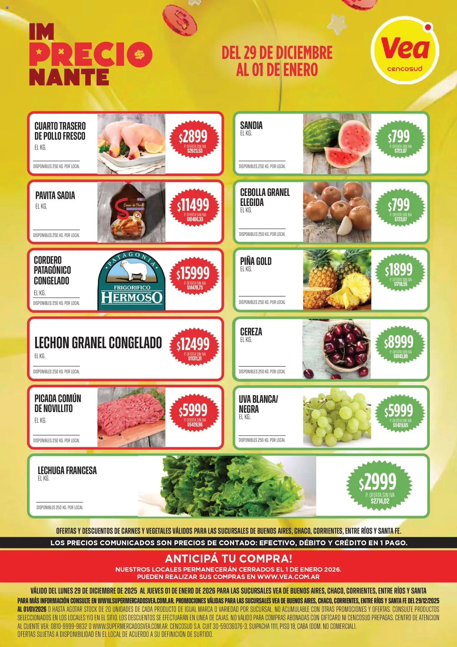 Vista previa del folleto de la tienda Vea válido desde el 29/12/2025 