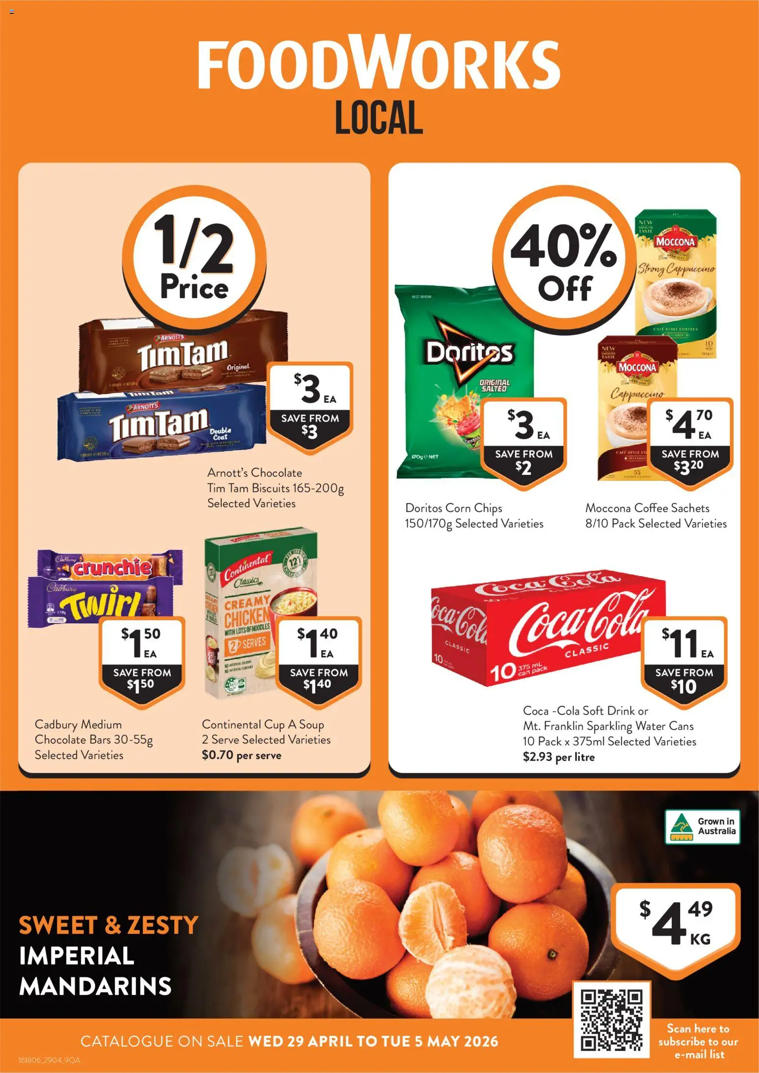 Preview of catalogue Foodworks catalogue QLD from shop Foodworks valid 29/04/2026