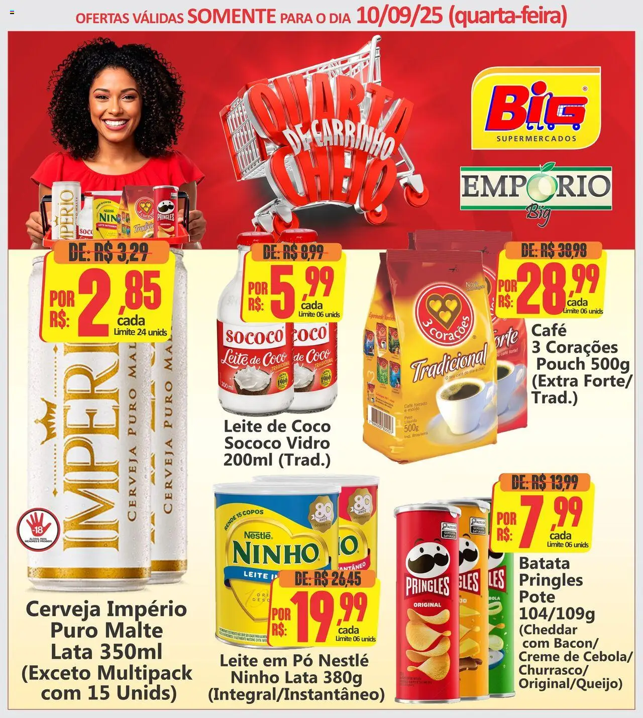 Big Supermercados folheto "Ofertas do Dia" válido a partir de 10/09/2025 - número de página 1