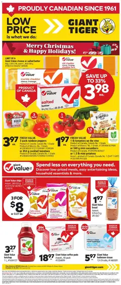 Preview of leaflet Weekly Flyer from shop Giant Tiger is valid from Dec 25, 2025