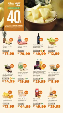 Pré-Visualização do folheto "Ofertas da semana" da loja Oba Hortifruti válido a partir de 14/11/2025