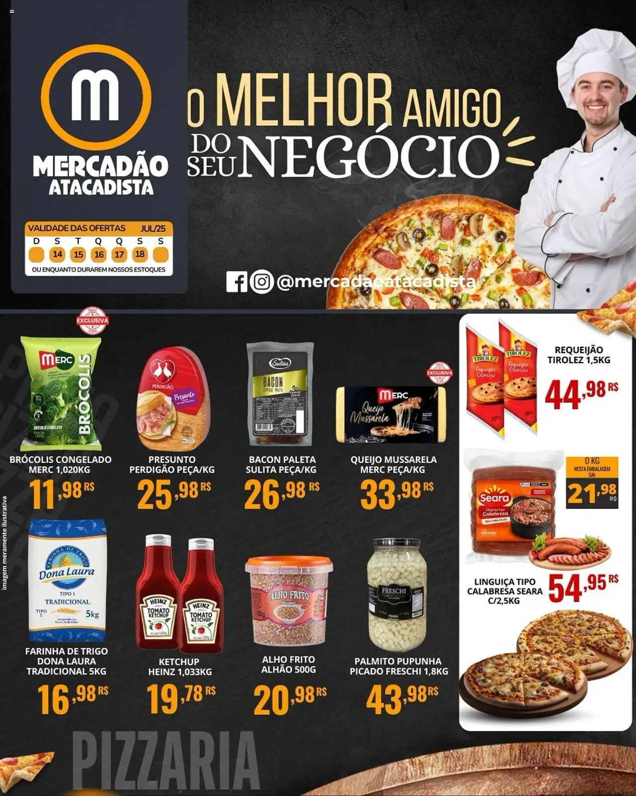 Mercadão Atacadista folheto "Ofertas da semana" válido a partir de 14/07/2025 - número de página 1