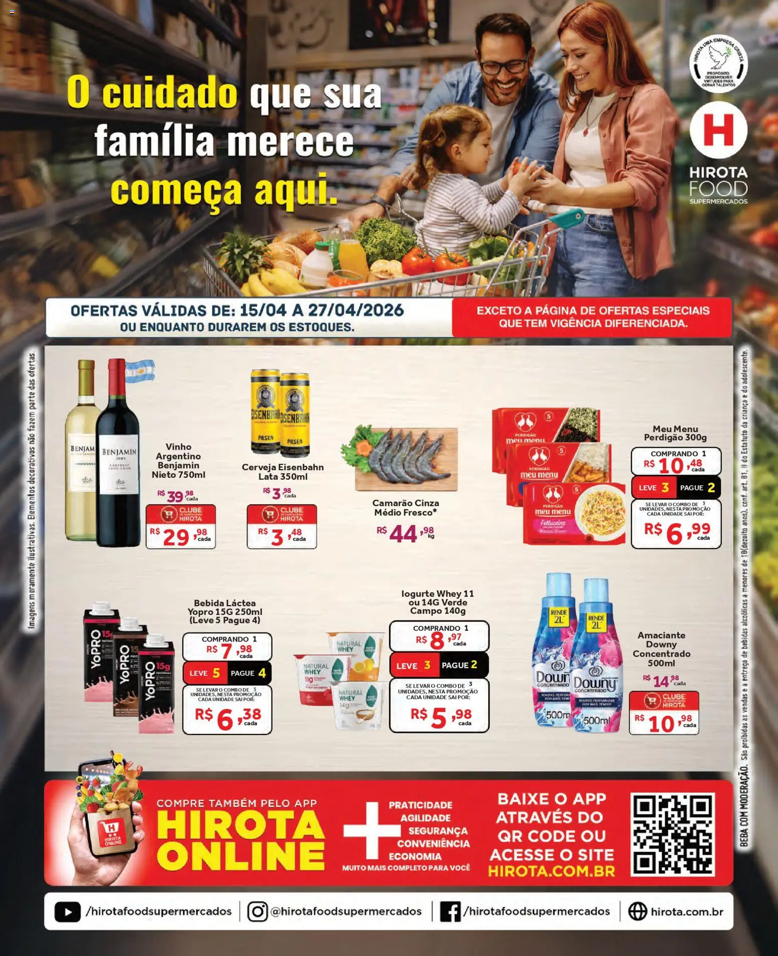 Pré-Visualização do folheto "Hirota Food ofertas Quinzenal" da loja Hirota Food válido a partir de 15/04/2026