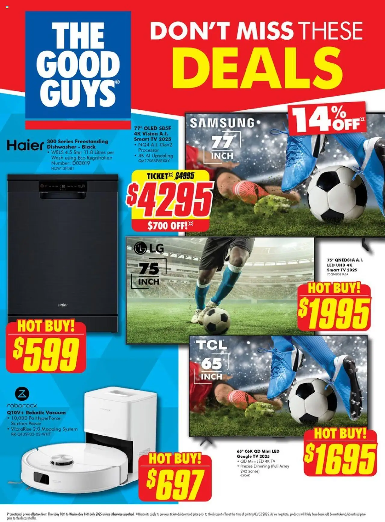 The Good Guys catalogue valid from 09/07/2025 - page 1