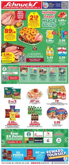 Ad Preview of Schnucks Weekly Print Ad - IL from 12/10/2025