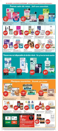 Preview of leaflet Weekly flyer / circulaire from shop Pharmaprix is valid from Dec 12, 2025 | Page: 16