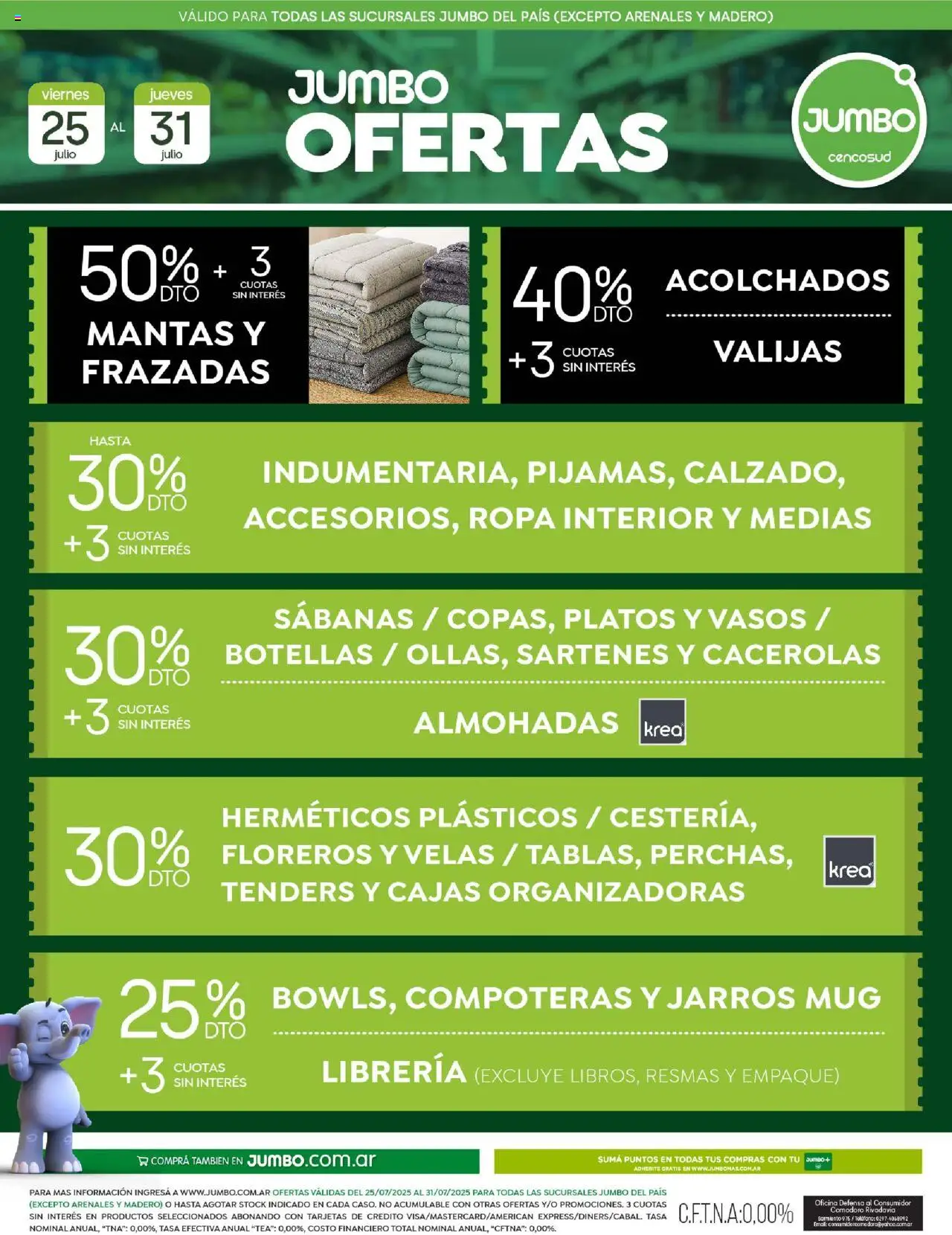 Jumbo Oferta | Textil del 25/07/2025 >> Catálogo
