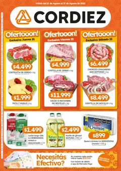 Vista previa del folleto de la tienda Cordiez válido desde el 31/07/2025 