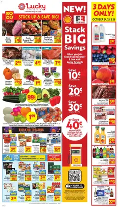 Ad Preview of Lucky Supermarkets Weekly Ad from 10/22/2025