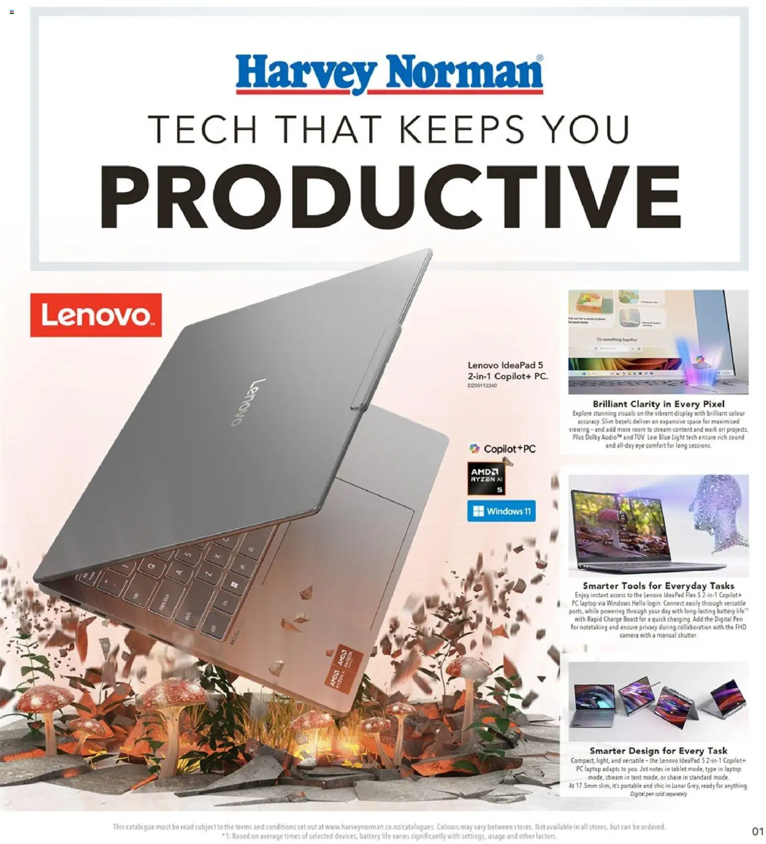 Preview of catalogue Harvey Norman Tech That Keeps You Productive from shop Harvey Norman valid 5 Mar 2026
