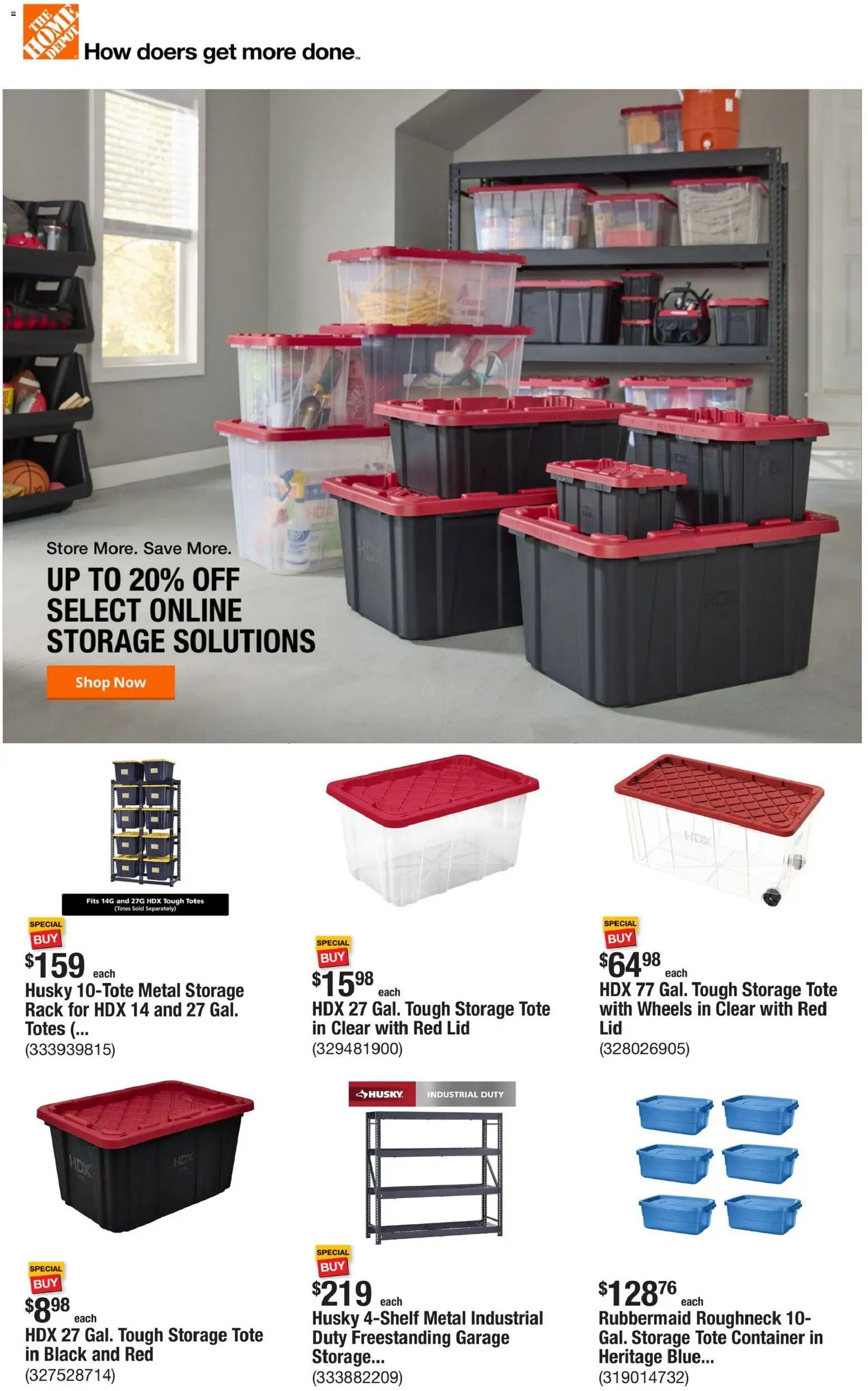 Ad Preview of Home Depot Weekly Ad - CA from 01/01/2026