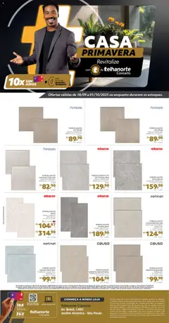 Pré-Visualização do folheto "Ofertas Casa Primavera Revitalize" da loja Telhanorte válido a partir de 18/09/2025