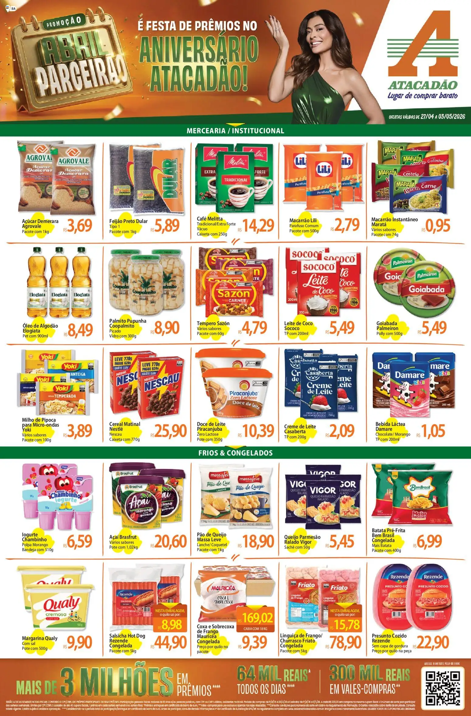 Pré-Visualização do folheto "Atacadão ofertas - BA" da loja Atacadão válido a partir de 27/04/2026
