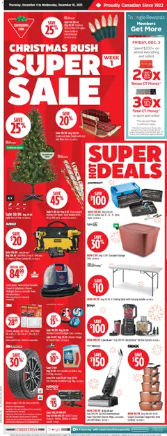 Preview of leaflet Weekly Flyer from shop Canadian Tire is valid from Dec 04, 2025