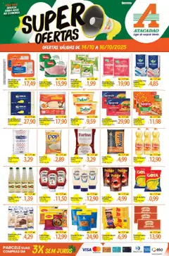 Pré-Visualização do folheto "Ofertas - PE" da loja Atacadão válido a partir de 14/10/2025