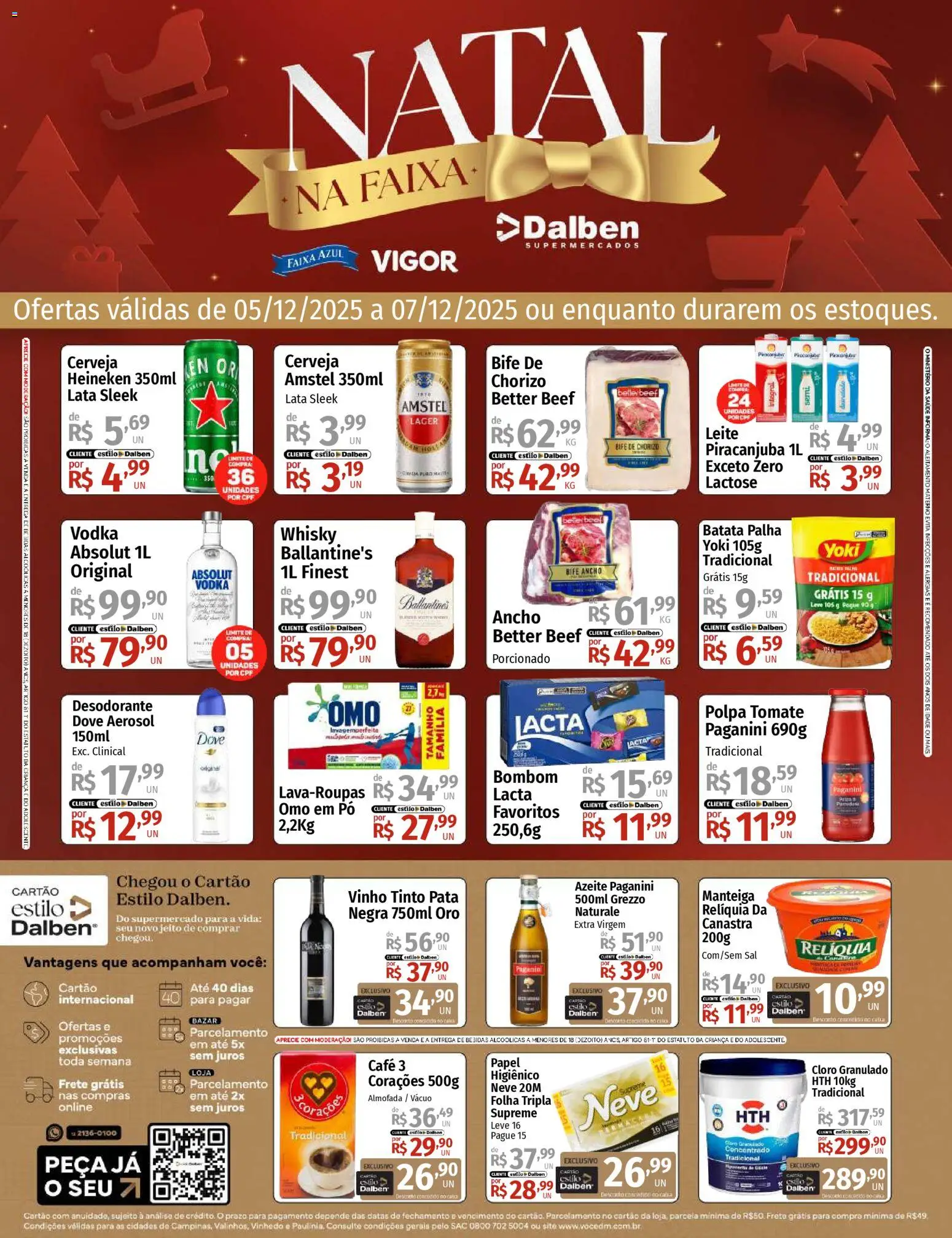 Pré-Visualização do folheto "Ofertas da semana" da loja Supermercado Dalben válido a partir de 05/12/2025