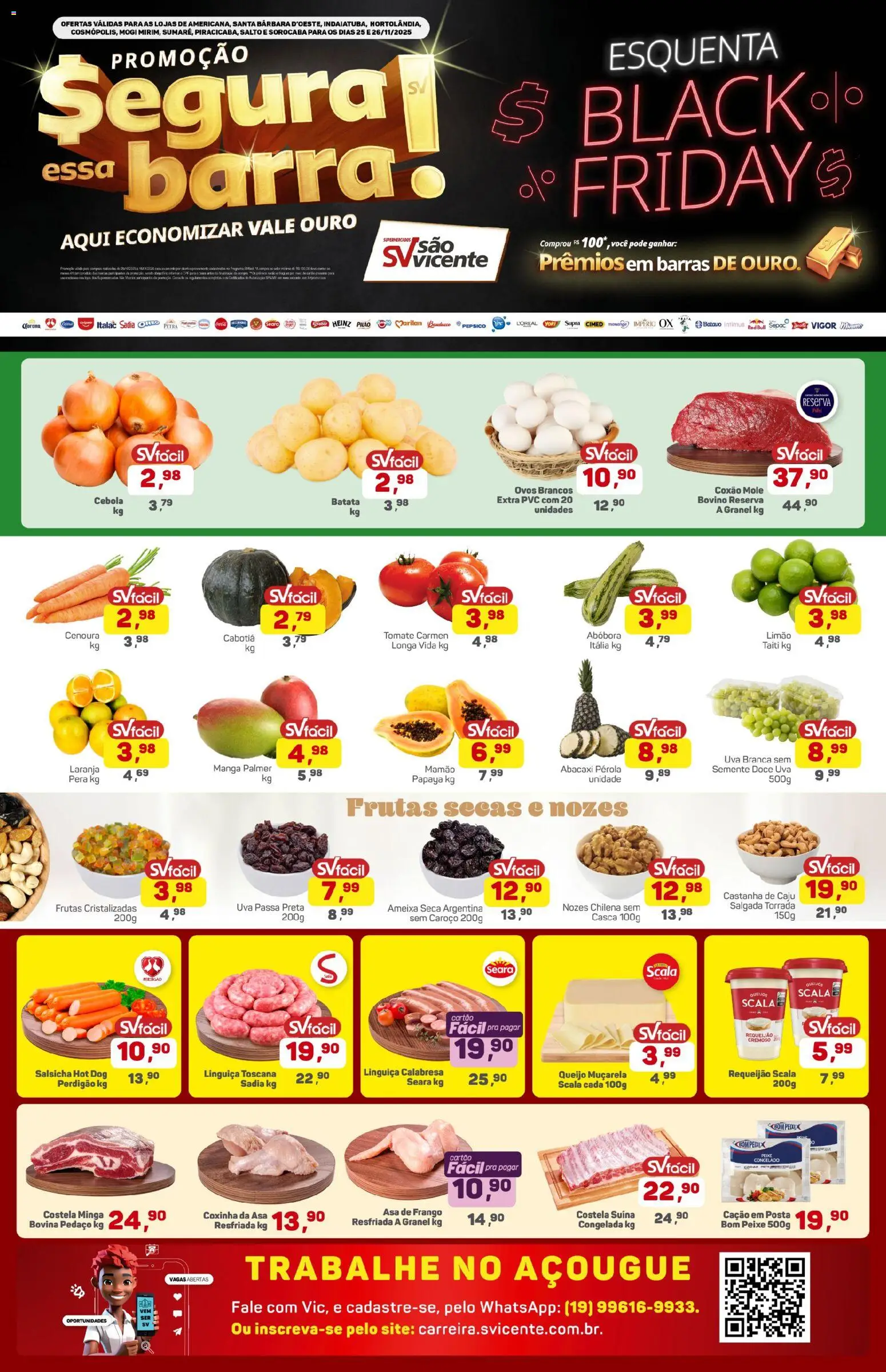 Pré-Visualização do folheto "Black Friday" da loja Supermercados São Vicente válido a partir de 25/11/2025
