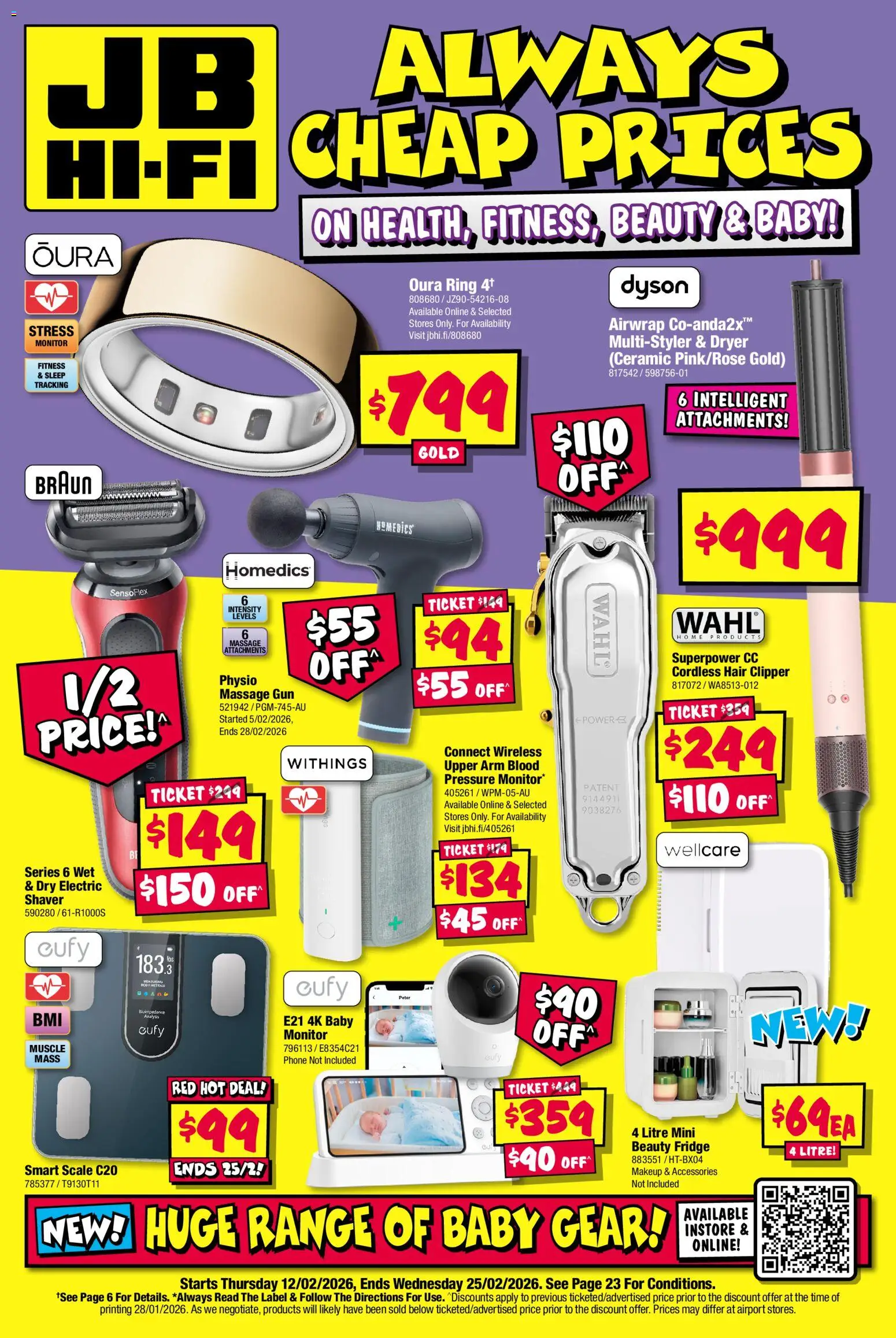 Preview of catalogue Health and Wellness from shop JB Hi-Fi valid 12/02/2026
