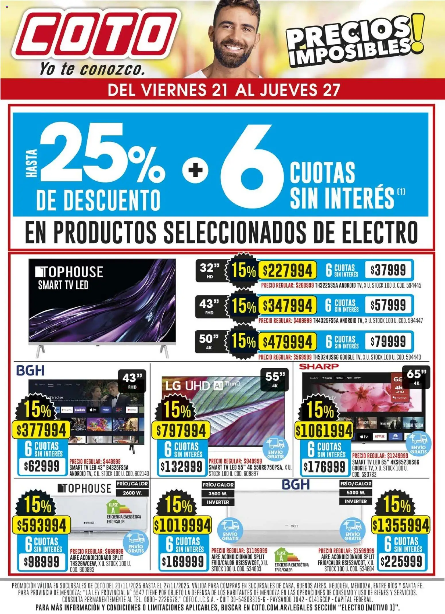 Vista previa del folleto de la tienda Coto válido desde el 21/11/2025 