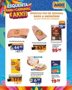 Pré-Visualização do folheto "Ofertas da semana" da loja Akki Atacadista válido a partir de 06/02/2026