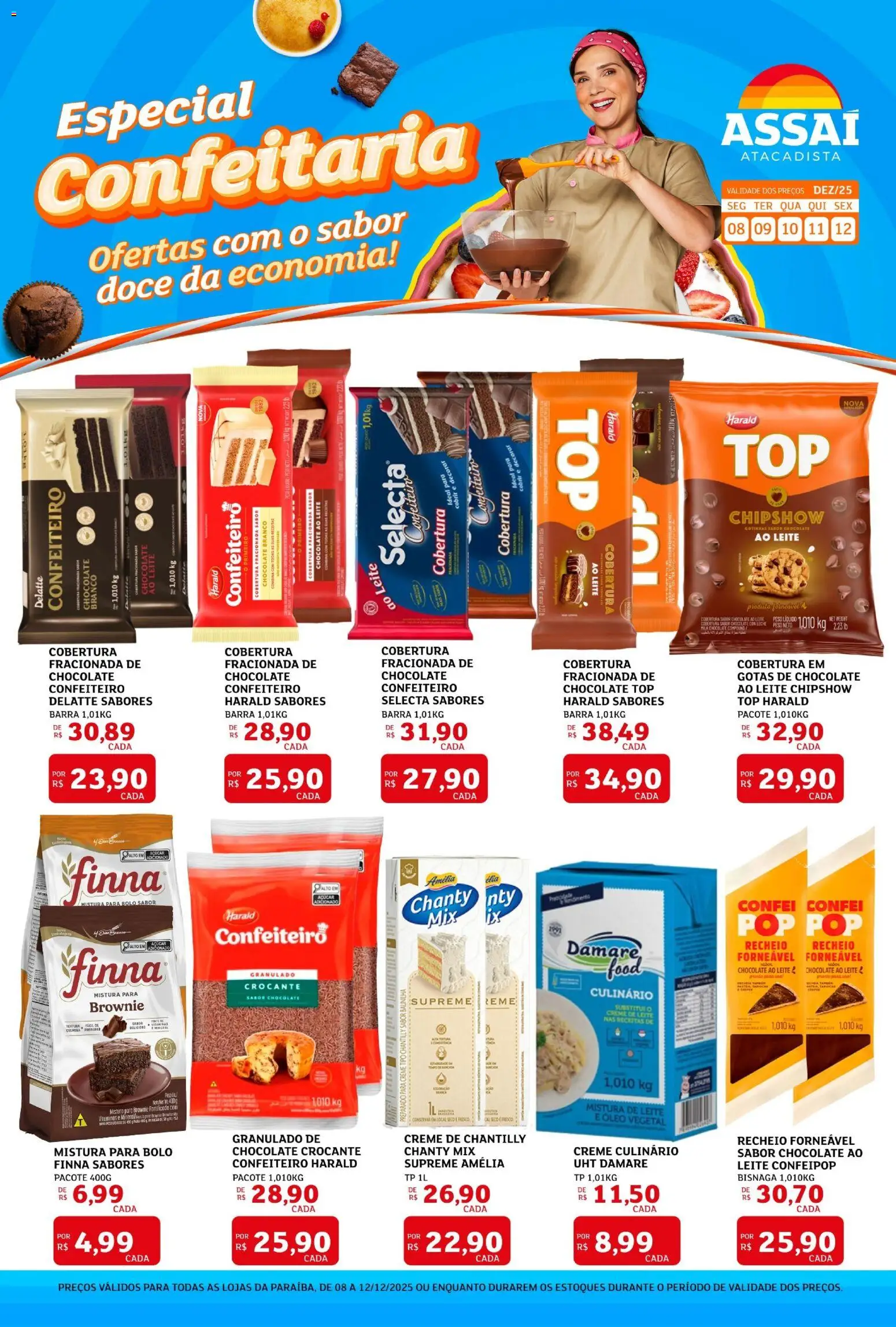 Pré-Visualização do folheto "Encarte" da loja Assaí Atacadista válido a partir de 08/12/2025