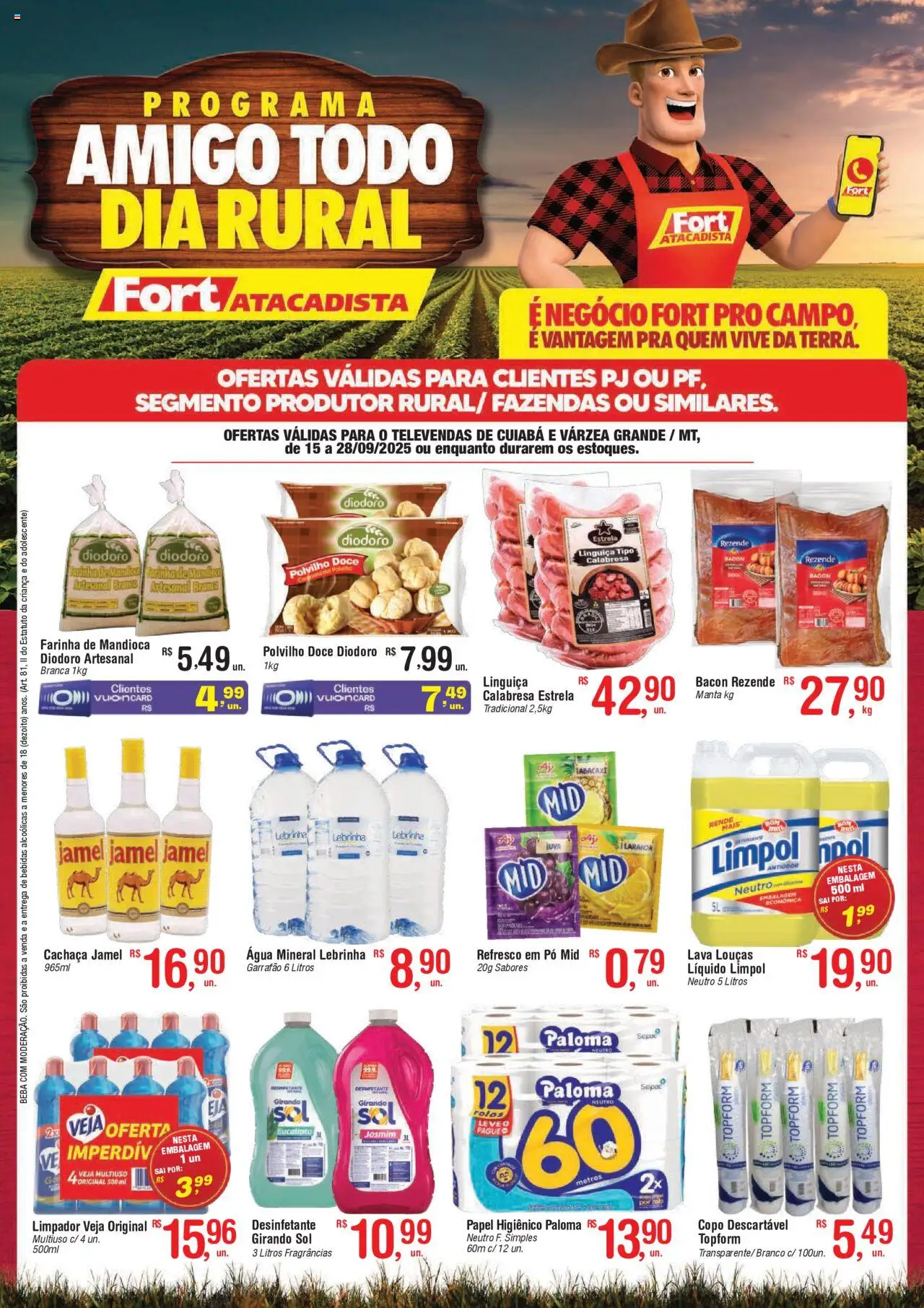 Fort Atacadista folheto "Ofertas Rural" válido a partir de 15/09/2025 - número de página 1