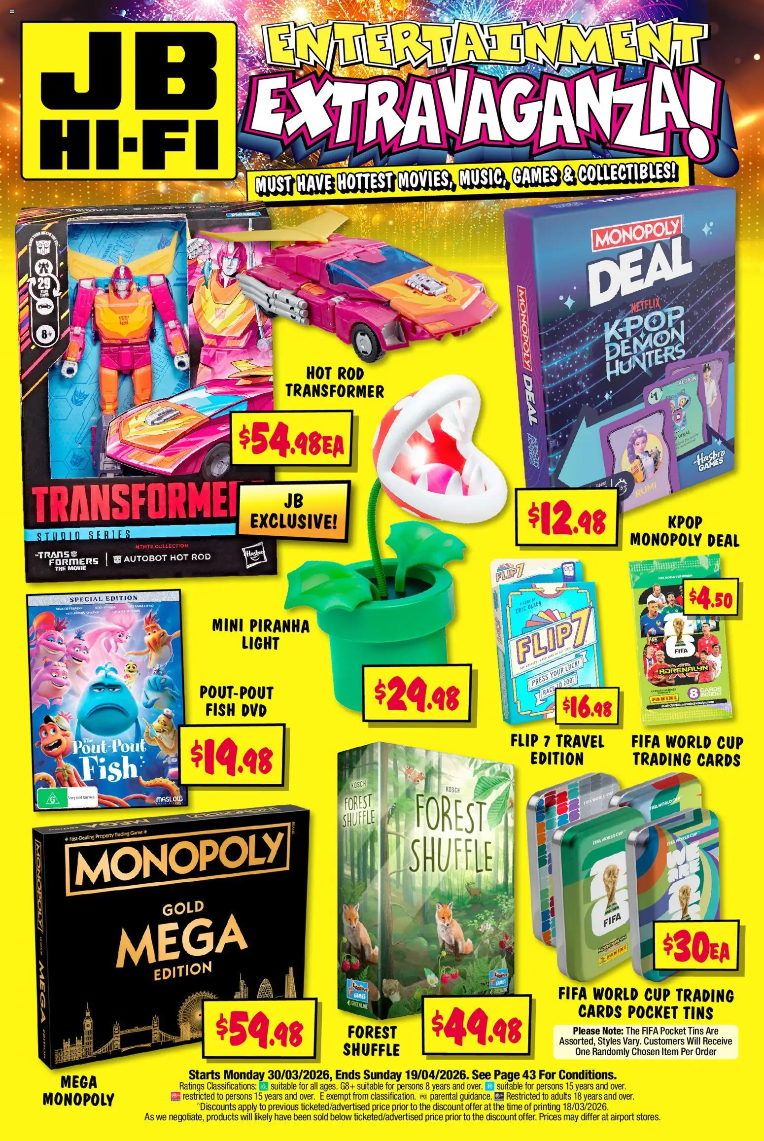 Preview of catalogue JB Hi-Fi catalogue from shop JB Hi-Fi valid 30/03/2026
