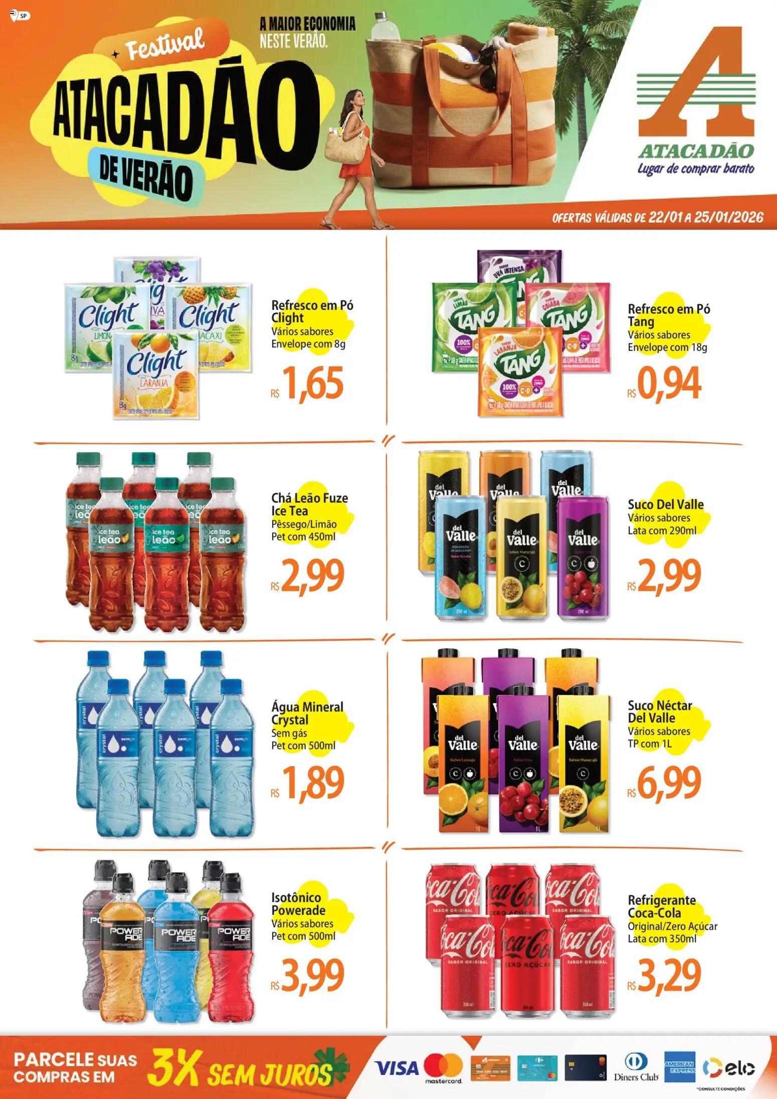 Pré-Visualização do folheto "Ofertas - SP" da loja Atacadão válido a partir de 22/01/2026