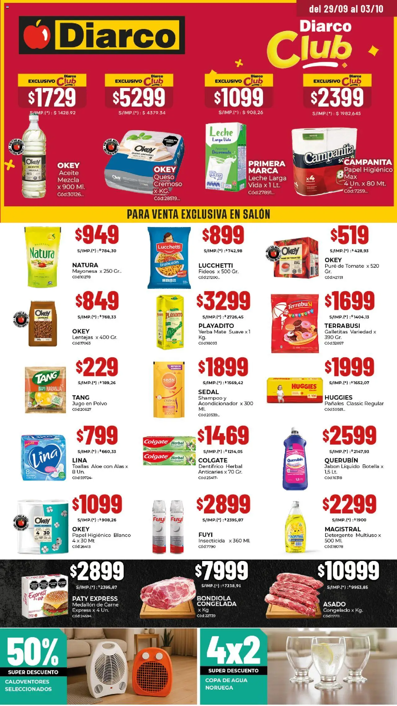 Diarco Ofertas Interior del 29/09/2025 Online