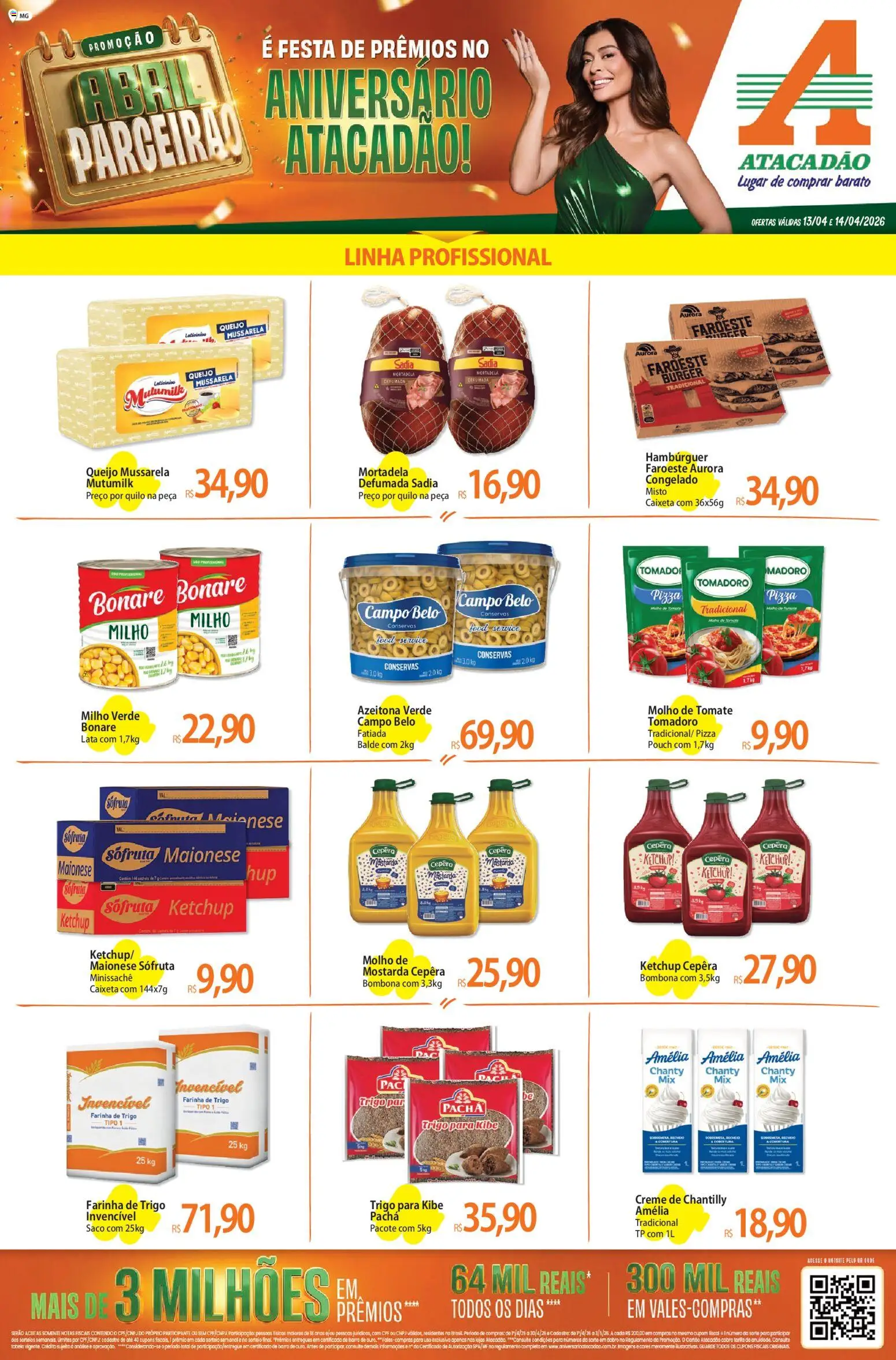 Pré-Visualização do folheto "Atacadão ofertas - MG" da loja Atacadão válido a partir de 13/04/2026