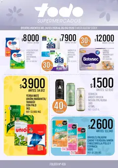 Vista previa del folleto de la tienda Supermercados TODO válido desde el 25/03/2026 