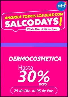 Folleto de la tienda Salcobrand válido desde el 29.12.2025 