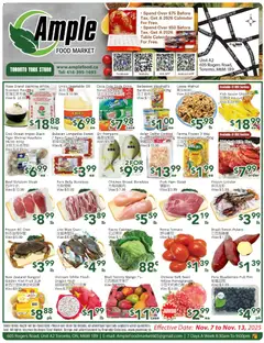 Un aperçu du dépliant Weekly flyer Toronto York du magasin Ample Food Market est valide à partir 7 nov. 2025