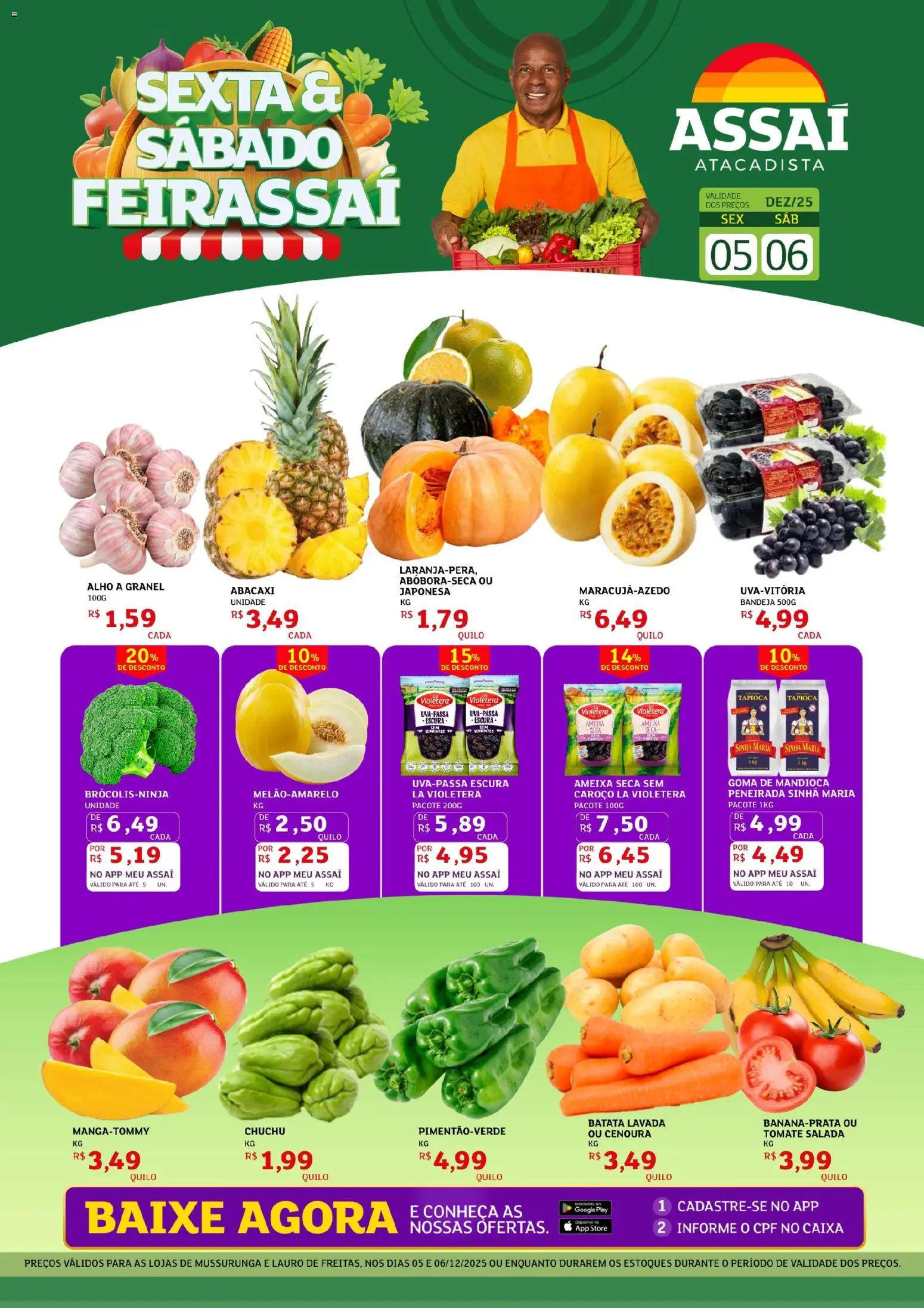 Pré-Visualização do folheto "Encarte - BA" da loja Assaí Atacadista válido a partir de 05/12/2025