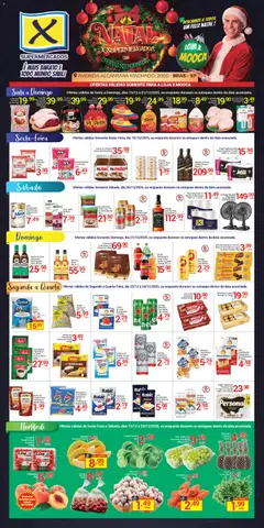 Pré-Visualização do folheto "Ofertas Fim de Semana" da loja X Supermercados válido a partir de 19/12/2025