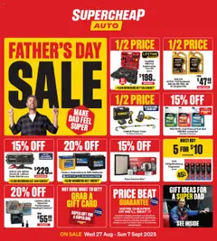 Preview of catalogue Catalogue from shop Supercheap Auto valid 27/08/2025