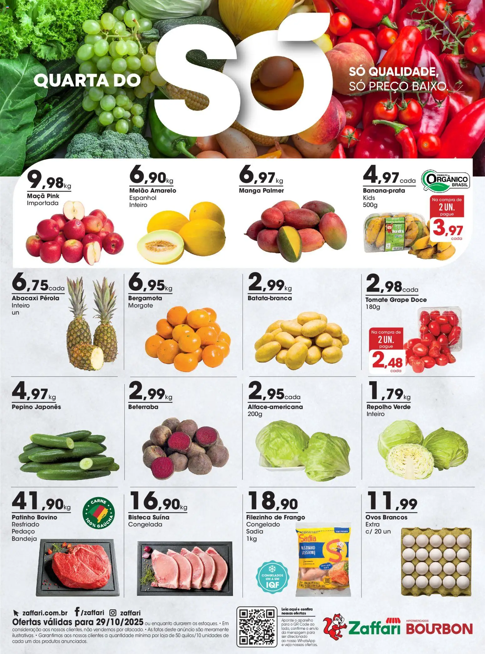 Pré-Visualização do folheto "Ofertas - RS" da loja Zaffari válido a partir de 29/10/2025