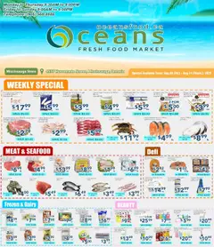 Preview of leaflet Weekly Flyer - Mississauga from shop Oceans is valid from Aug 08, 2025