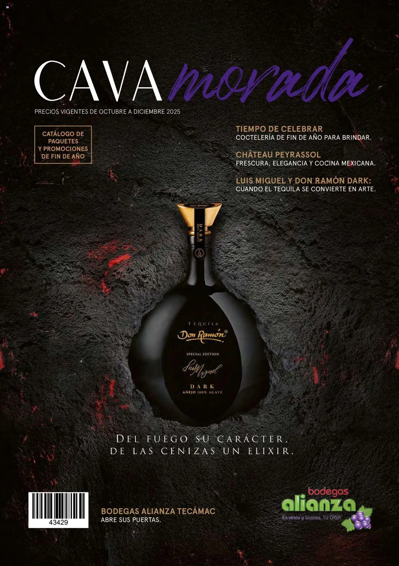 Catálogo Cava Morada Bodegas Alianza y sus promociones válidas desde el 01/10/2025 - Número de página 1 - Tequila, Cocina, Cava, Agave, Puertas
