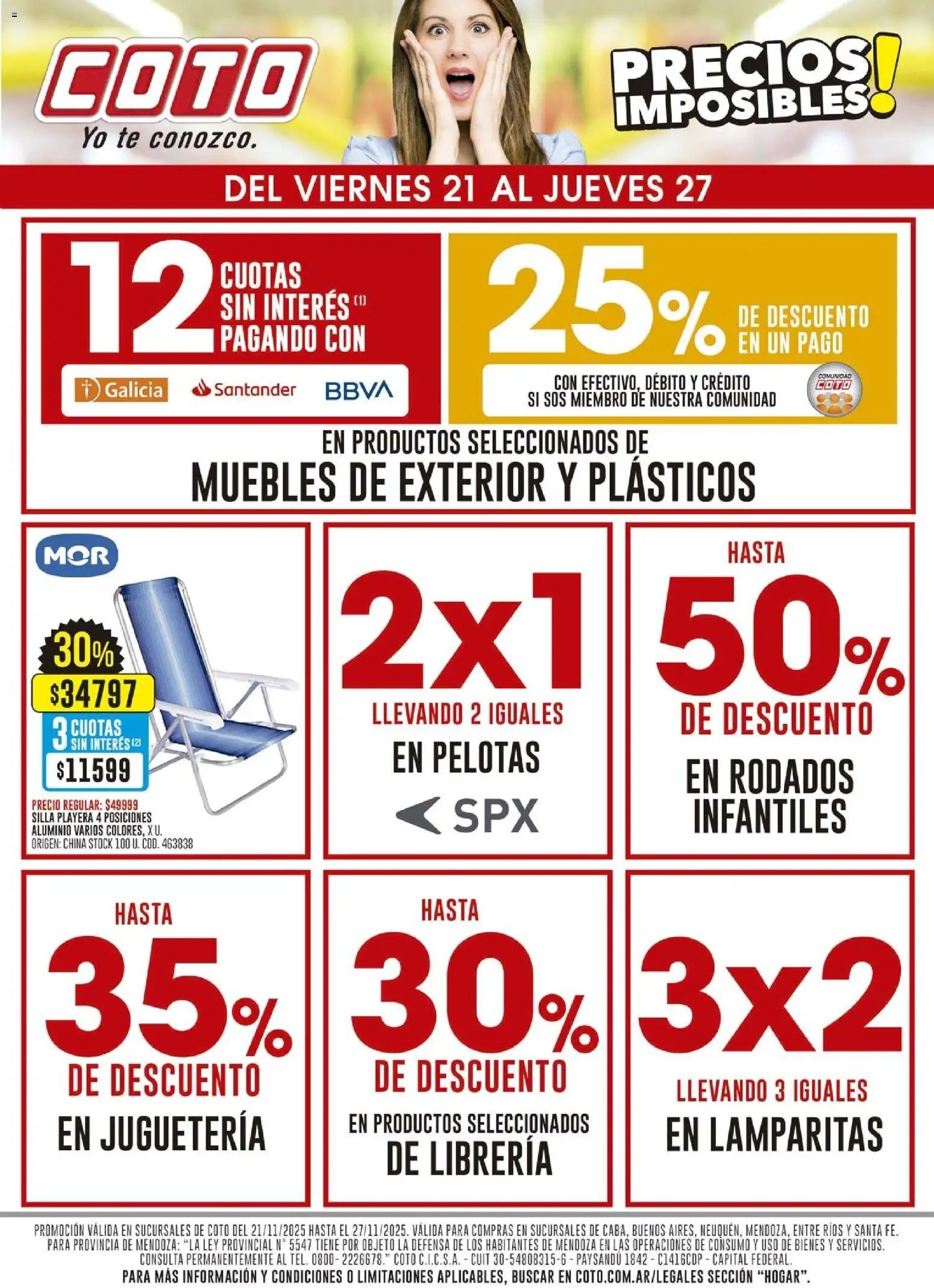 Vista previa del folleto de la tienda Coto válido desde el 21/11/2025 