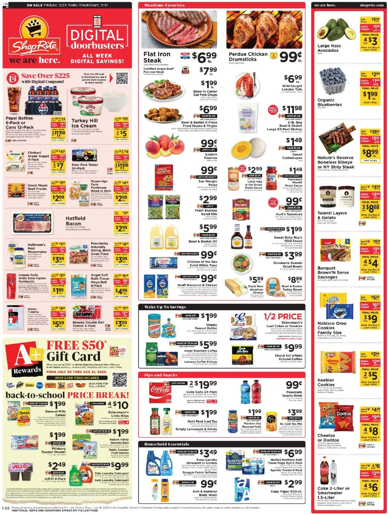 ShopRite Circular from 07/24/2025 >> Weekly Ad, flyer - Page number 1