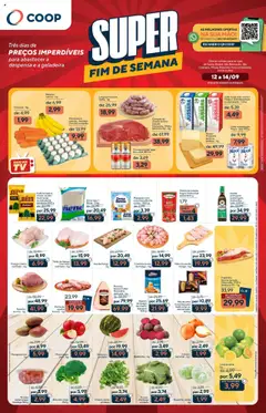 Pré-Visualização do folheto "Ofertas Fim de Semana" da loja Coop válido a partir de 12/09/2025