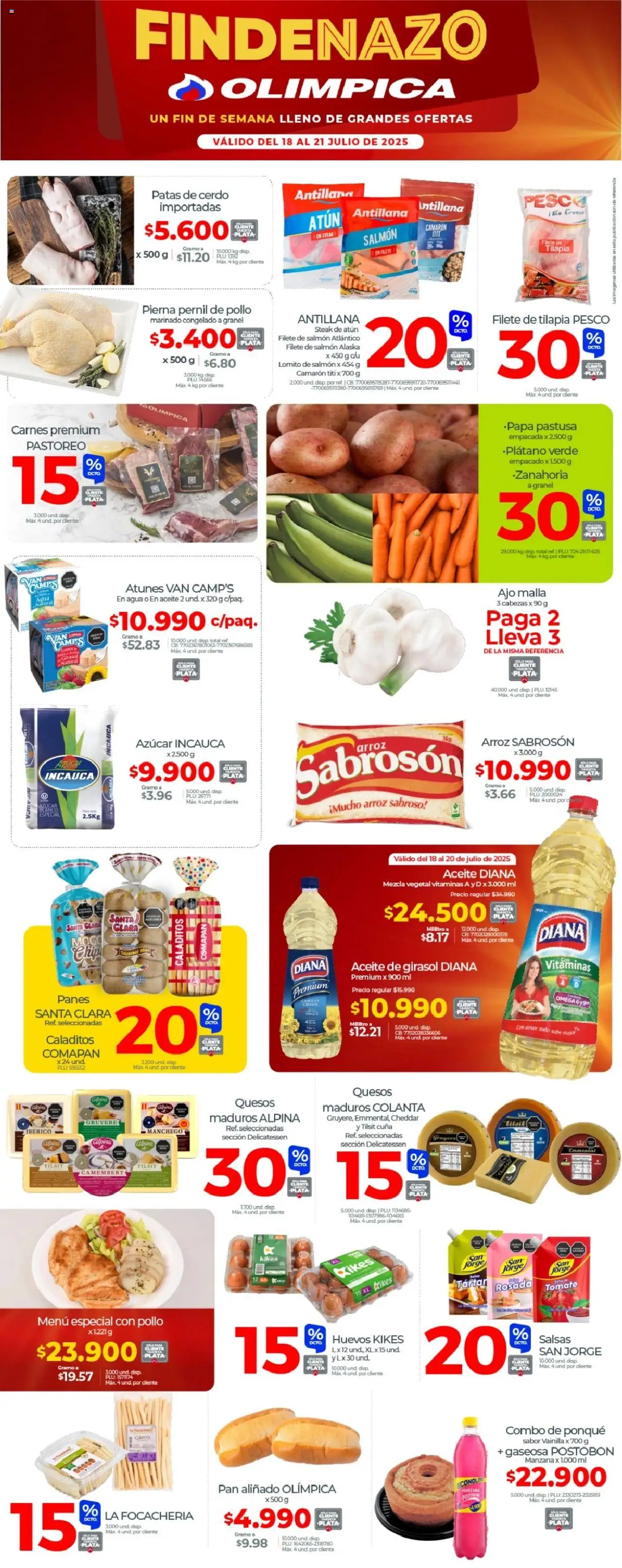 Olímpica Catálogo: 18/07/2025 - 21/07/2025 > Últimas Ofertas pagina numero 1
