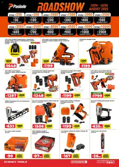 Preview of catalogue Catalogue from shop Sydney Tools valid 14/08/2025
