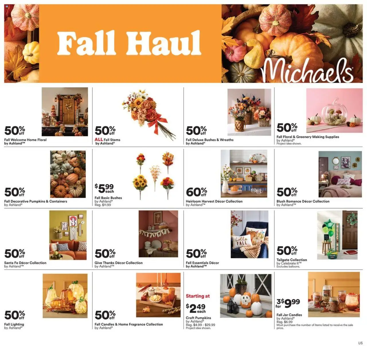 Michaels flyer valid from Sep 22, 2025 - page number 1