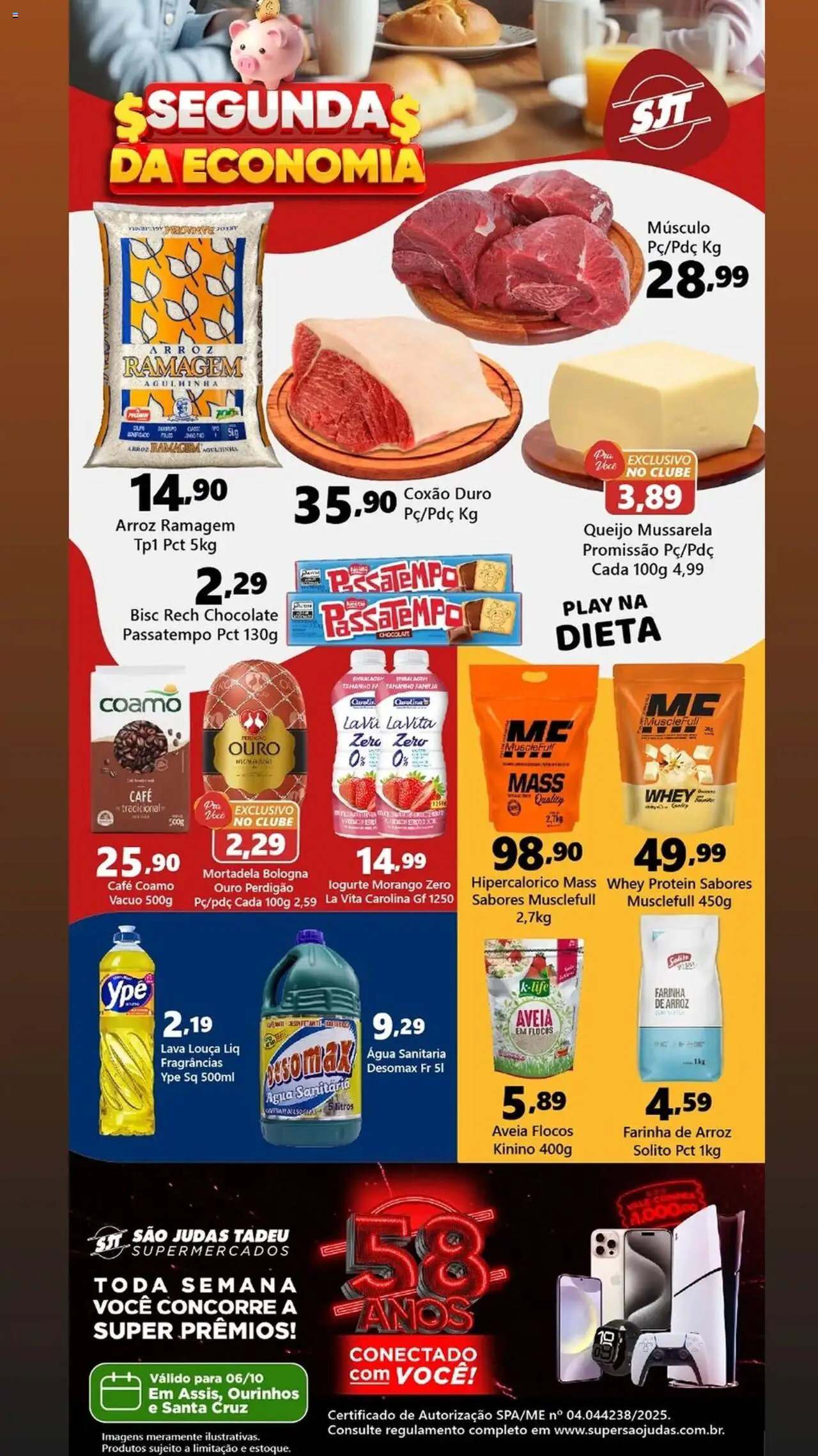 São Judas Tadeu folheto "Ofertas da semana" válido a partir de 06/10/2025 - número de página 1